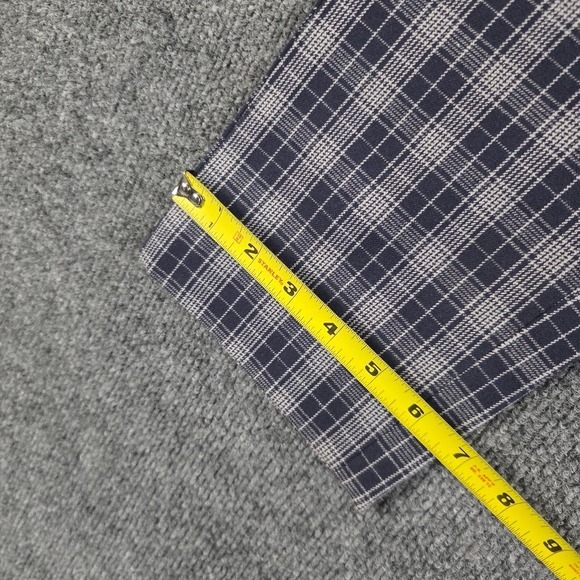 Banana Republic Sloan Curvy Fit Plaid Pants Blue White Size 8 534891-00-1 NWT - Picture 10 of 11